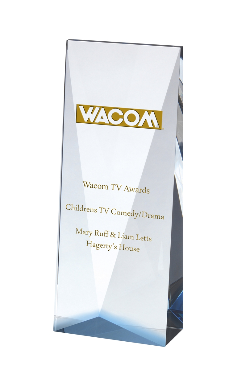 AC138 Engraved Optical Crystal Award